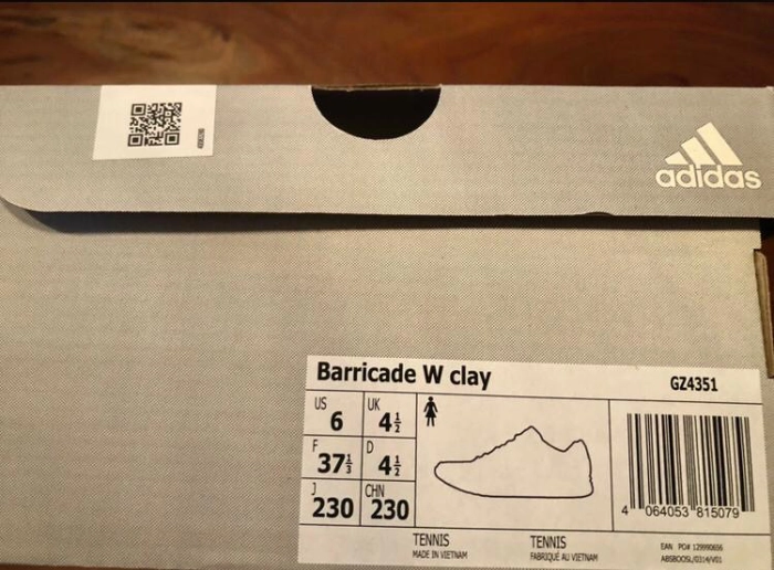 Scarpe da tennis Adidas Barricade terra rossa