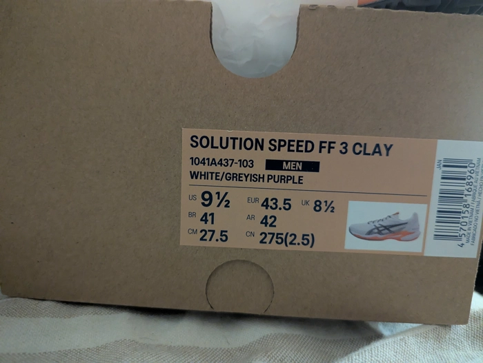 Asics Clay Solution Speed FF3