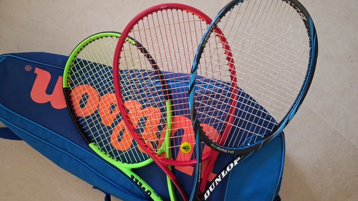 vendo racchette e borsa