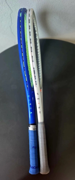 Vendo due racchette Wilson usate pochissimo (Shift e Ultra V5 100) manico 2